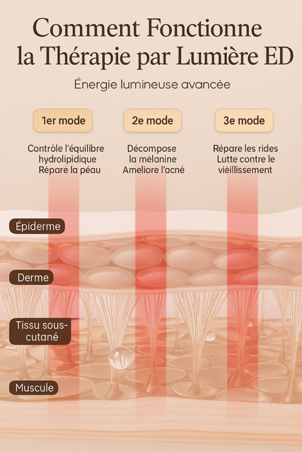 Masque LED Infrarouge Haute Concentration