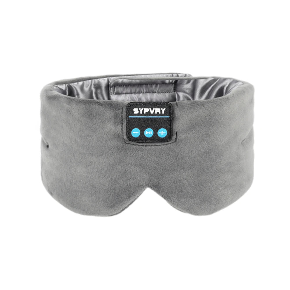 Casque De Couchage Masque Pour Les Yeux Bluetooth Pour Femmes Et Hommes, Masques Occultants De Musique Sans Fil Pour Dormeurs Latéraux, Cadeau De Voyage Pour L'Insomnie