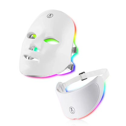 Masque Facial LED À Batterie Rechargeable