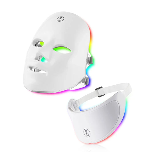 Masque Facial LED À Batterie Rechargeable